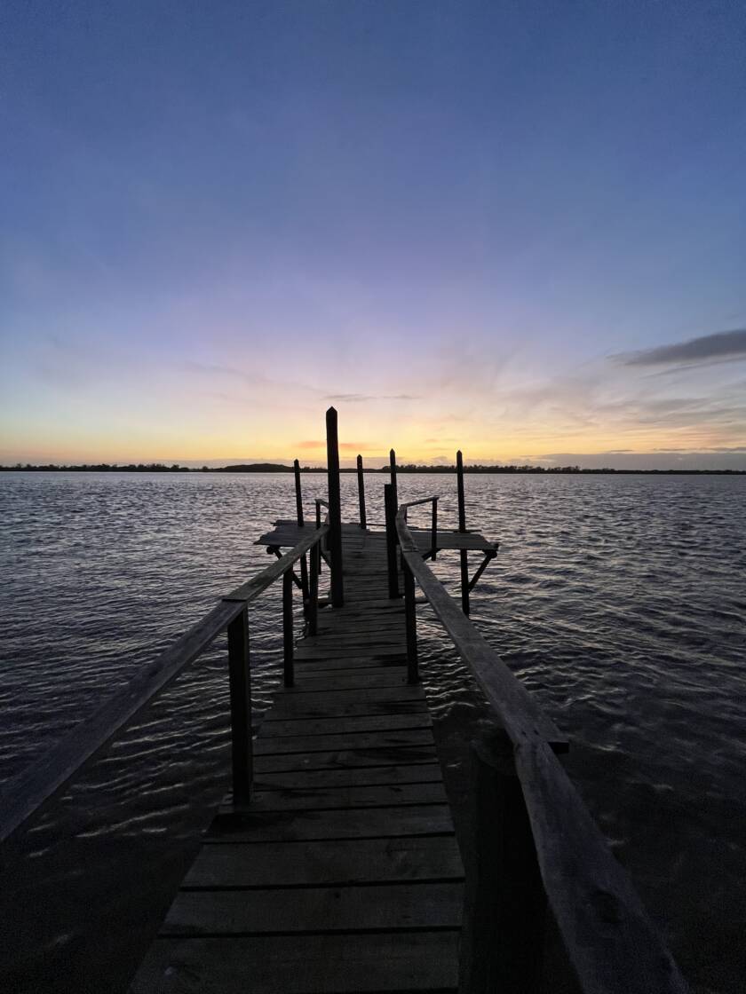 couché de soleil Blaye en Gironde